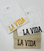 La Vida Heritage Embroidered Tee