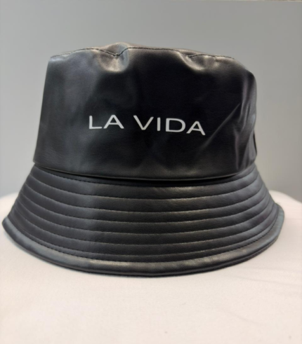 La Vida Leather Bucket Hat
